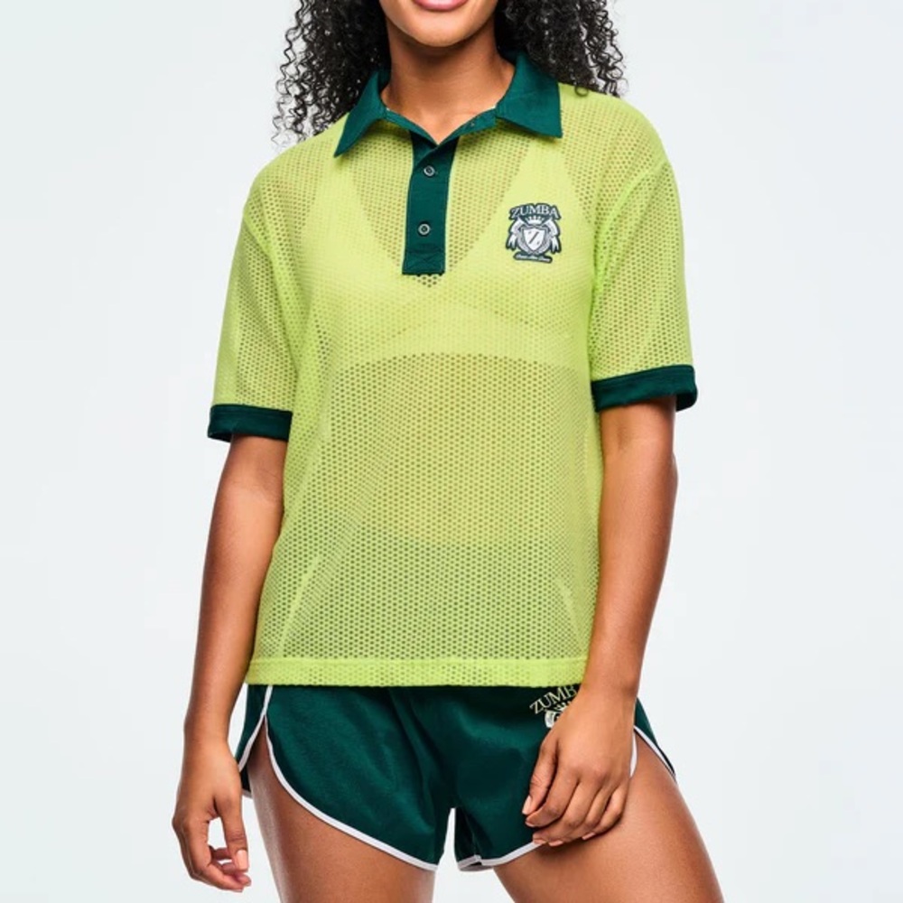 Class of 2001 Oversized Mesh Polo